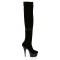 Delight-3002 - Black Stretch Velvet/Black
