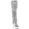 Delight-3017HG-RSF - Silver Hologram Metallic Pu Clear