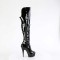 Delight-3018 - Black Str Pat