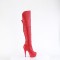 Delight-3018 - Red Stretch Faux Leather Matte