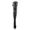 DELIGHT-3025 - Black Stretch Pu
