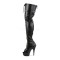 DELIGHT-3025 - Black Stretch Pu