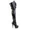 Delight-3028 - Black Stretch Patent/Black
