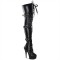 Delight-3028 - Black Stretch Pu/Black Matte