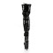 DELIGHT-3029 - Black Stretch Patent Black