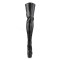 Delight-3063 - Black Stretch Pu/Black