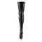 Delight-3063 - Black Stretch Pu/Black