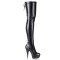 Delight-3063 - Black Stretch Pu/Black