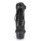 Delight-600-05 - Black Faux Leather Matte  