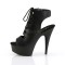 Delight-600-20 - Black Faux Leather Matte  