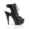 Delight-600-20 - Black Faux Leather Matte  