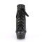 Delight-600SK-02 - Black Faux Leather Matte