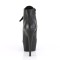 Delight-600SK-02 - Black Faux Leather Matte
