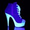 Delight-600SK-02 - Denim Blue Canvas Neon White
