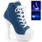 Delight-600SK-02 - Denim Blue Canvas Neon White
