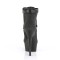 Delight-600TL-02 - Black Nubuck Faux Leather Matte  