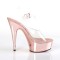 Delight-608 - Clear Rose Gold Chrome  