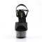 Delight-609-5G - Black Glitter/Black Glitter
