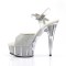 Delight-609-5G - Silver Glitter/Silver Glitter