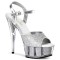 Delight-609-5G - Silver Glitter/Silver Glitter