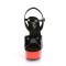 Delight-609 - Black Pat Red Chrome  