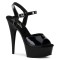 Delight-609 - Black Patent/Black