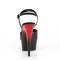 Delight-609BR - Black Pat Red  