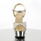 Delight-609G - Gold Multi Glitter/Gold Chrome