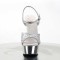 Delight-609G - Silver Multi Glitter/Silver Chrome