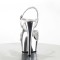 Delight-609G - Silver Multi Glitter/Silver Chrome