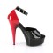 Delight-617 - Black Red Patent