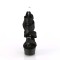 Delight-620 - Black Faux Le Fabric Matte