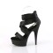 Delight-620 - Black Faux Le Fabric Matte