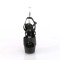 Delight-624-1 - Black Faux Leather Matte