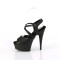 Delight-624-1 - Black Faux Leather Matte