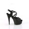 Delight-624-1 - Black Faux Leather Matte