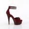 Delight-625 - Burgundy Faux Suede Matte