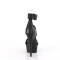 Delight-629 - Black Faux Leather Matte