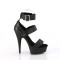 Delight-629 - Black Faux Leather Matte