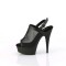 Delight-636 - Black Faux Le Mesh Matte