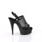 Delight-636 - Black Faux Le Mesh Matte