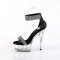Delight-641 - Black Shimmery Fabric Clear