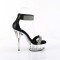 Delight-641 - Black Shimmery Fabric Clear