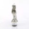 Delight-641 - Silver Shimmery Fabric Clear