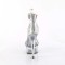 Delight-641 - Silver Shimmery Fabric Clear