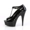 Delight-649 - Black Patent SPECIAL - Size 6