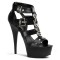 Delight-658 - Black Pu/Black