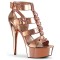 Delight-658 - Rose Gold Metallic PU Chrome  