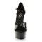 Delight-660Fh - Black Patent/Black (Red Lace)