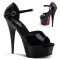 Delight-660Fh - Black-Hot Pink Patent/Black